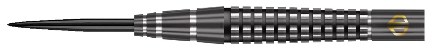 Datadart Black Prism Steel Tip Darts 90% Tungsten — barrel and grip close-up