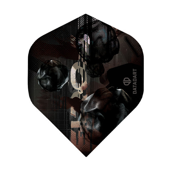 Datadart Eiros Dart Flight 100 Micron — flight design, front view