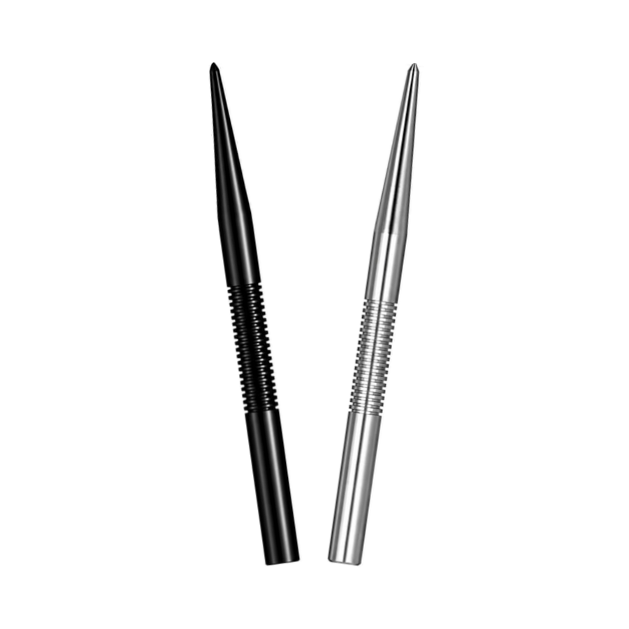 Datadart Ghost Steel Tip Points - black, silver colour options, one of each shown; colours sold separately