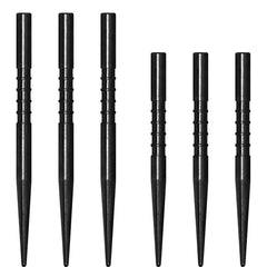 Datadart Shark Steel Tip Points — black points in different lengths