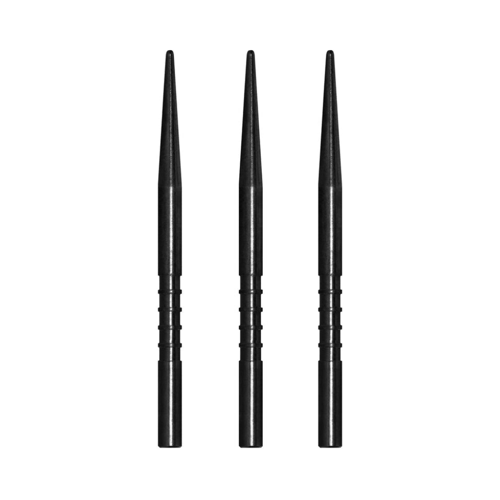 Datadart Shark Steel Tip Points - three matching black points