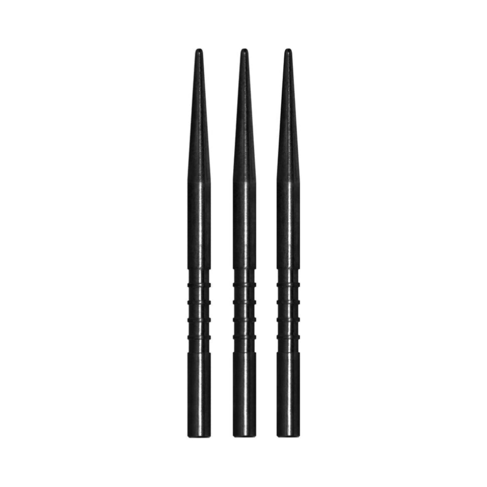 Datadart Shark Steel Tip Points - three matching black points