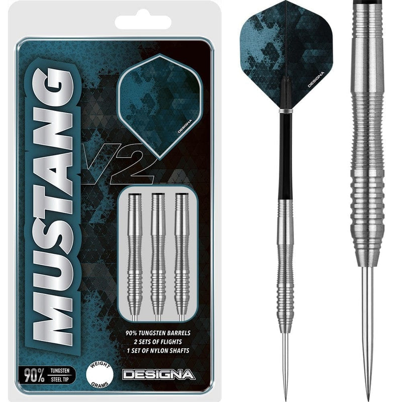 Mustang V2 Steel Tip Darts - 90% Tungsten from On Point Darts