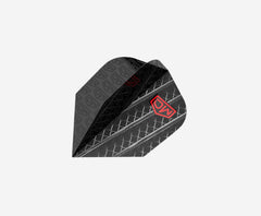 DW Charger Standard No.6 dart flights – angled set view