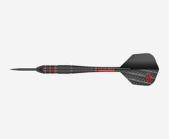 DW Charger Standard No.6 dart flight fitted to a Charger steel-tip dart