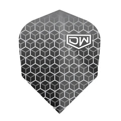 DW Darts Avenger 02 Dart Flights Standard No.6 — grey flight design