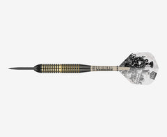DW Darts Iron Horse Brass — assembled dart