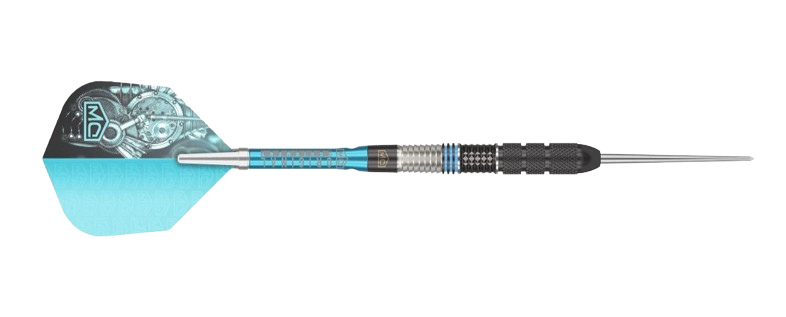 DW Darts Piranha 01 Steel Tip Darts 90% Tungsten — assembled dart