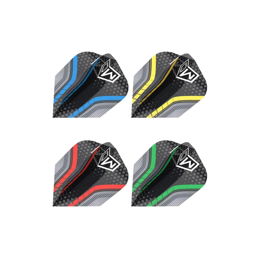 DW Darts Avenger 01 Dart Flights Standard No.6 — flight colour options