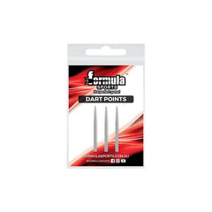 Formula Sports 32mm chrome steel tip dart points in red retail packaging