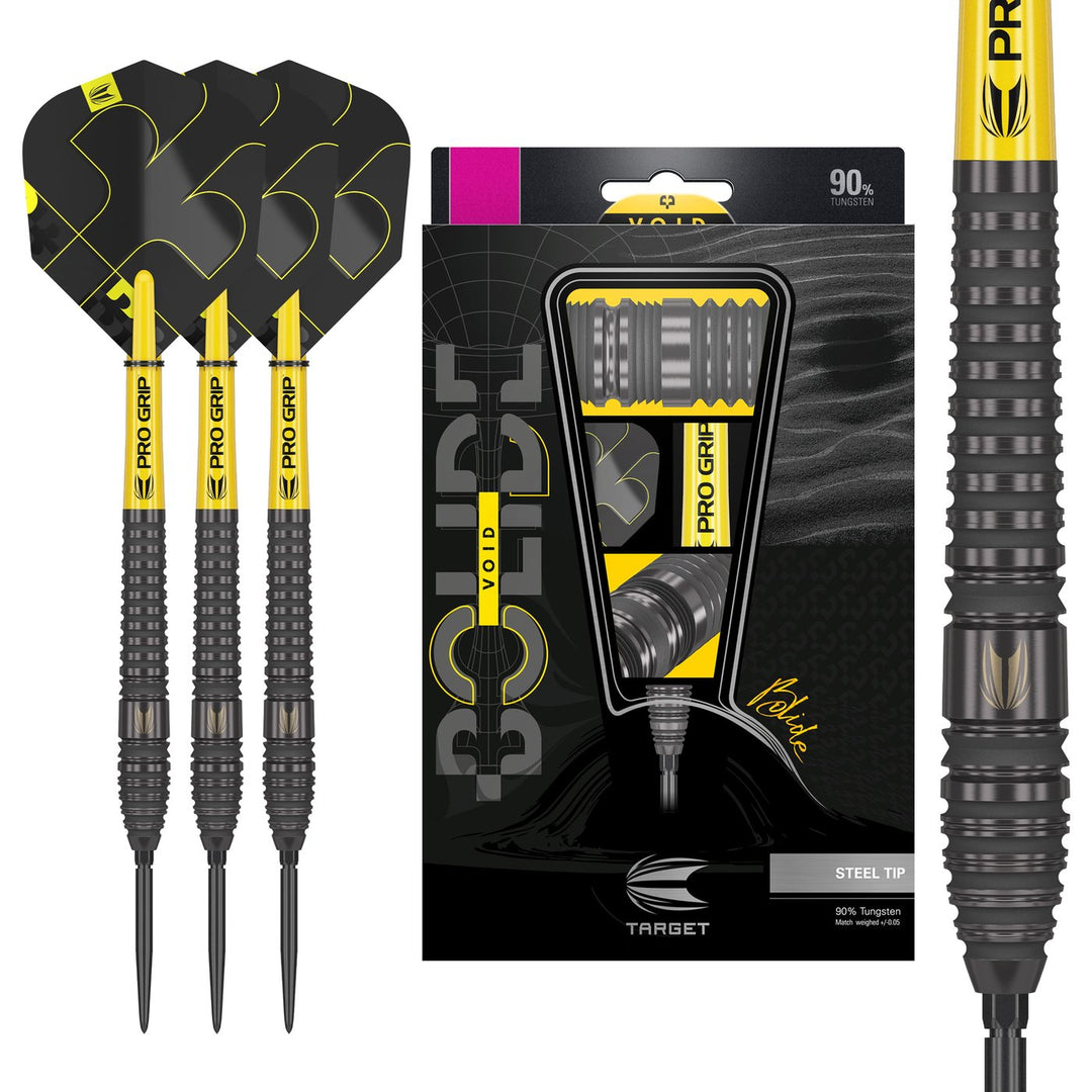 Target Bolide Void 03 Steel Tip Darts - 90% Tungsten 24g