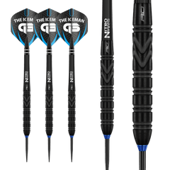 Red Dragon Gerwyn Price Back to Black Special Edition 90% Tungsten Darts — three darts and barrel close-up