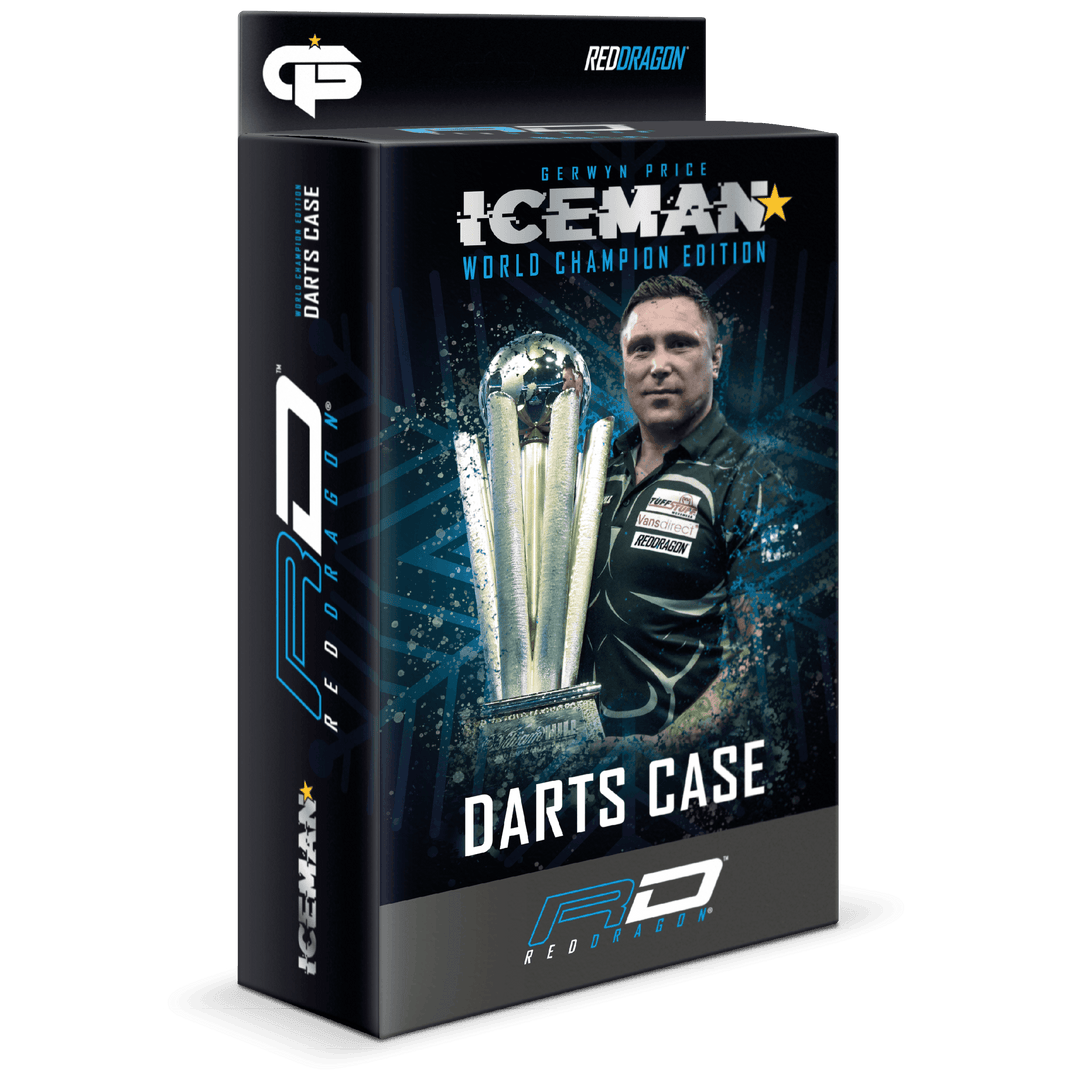 Red Dragon Gerwyn Price "Iceman" Darts Case — packaging, front view
