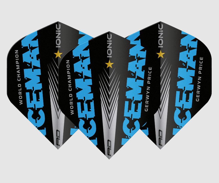 Red Dragon Gerwyn Price 'Iceman' World Champion Edition Flights — three dart flights