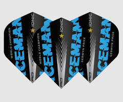 Red Dragon Gerwyn Price 'Iceman' World Champion Edition Flights — three dart flights
