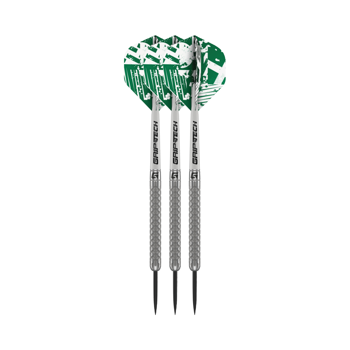 Fairway V2 Steel Tip Darts - 90% Tungsten — three barrel close-ups