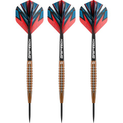 GOAT Quarterback V1 95% tungsten torpedo darts angled view