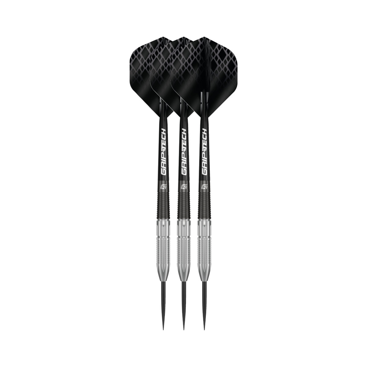 Reload Steel Tip Darts - 80% Tungsten — three barrel close-ups