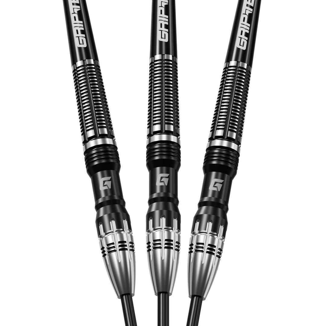 Goat Rook Steel Tip Darts 95% Tungsten — three dart barrels