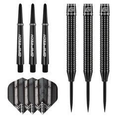 GOAT Sprocket 90% tungsten barrels with GripTech shafts and Sprocket flights