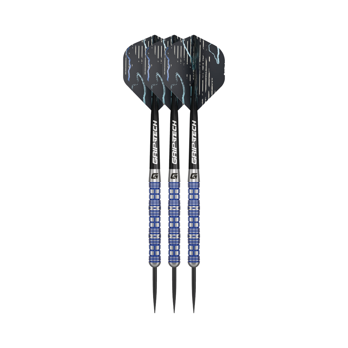 Surf Steel Tip Darts - 80% Tungsten — three barrel close-ups