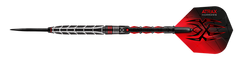 Harrows Atrax 95% tungsten assembled steel tip dart with red flight