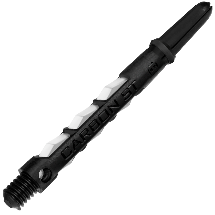 Harrows Carbon St Shafts — white shaft close-up
