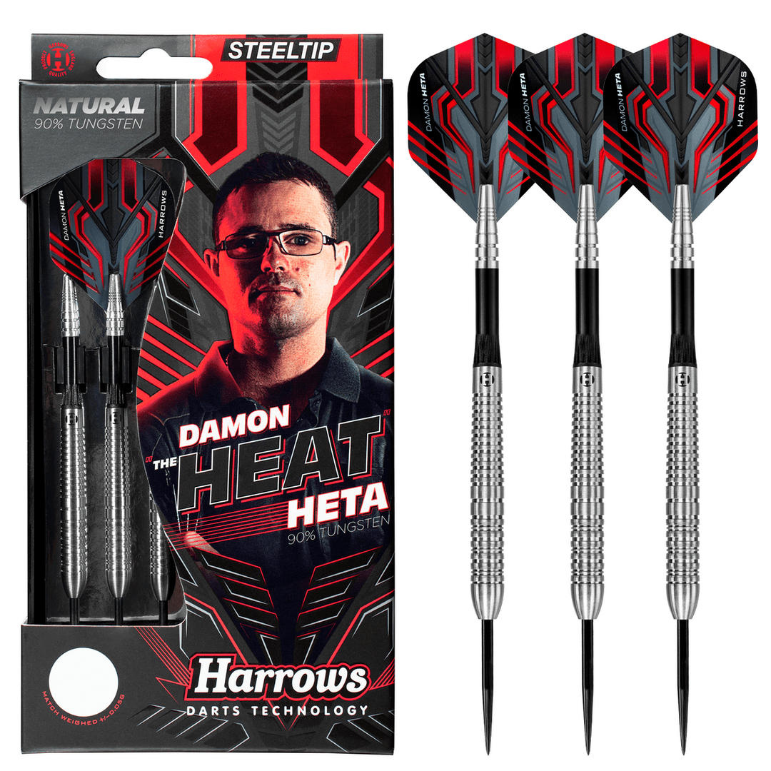 Damon Heta Silver Steel Tip Darts - 90% Tungsten from On Point Darts