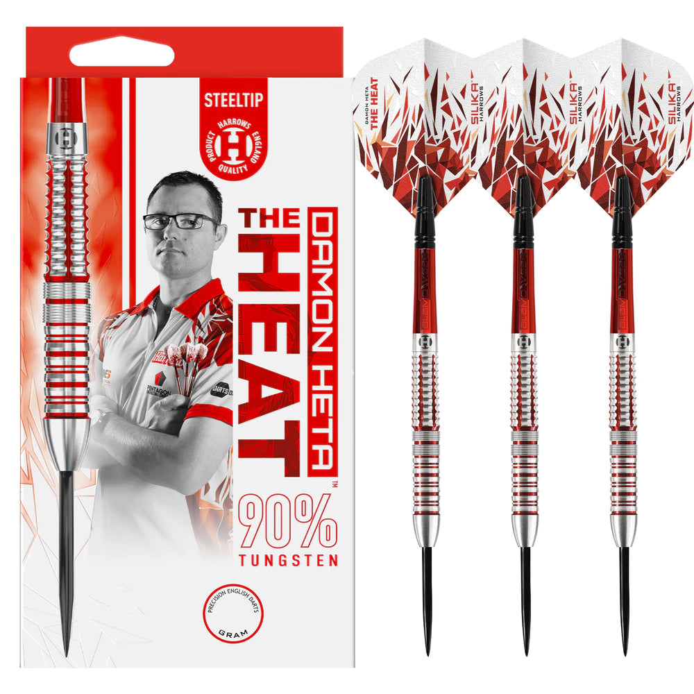 Damon Heta V2 Steel Tip Darts - 90% Tungsten from On Point Darts