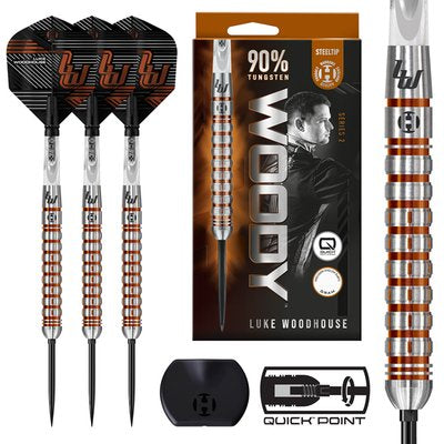 Luke Woodhouse S2 QP Steel Tip Darts - 90% Tungsten