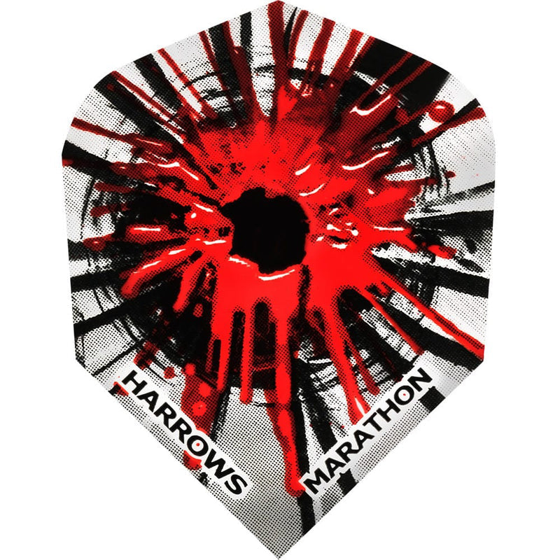 Marathon No.6 Dart Flights - Bullet Splat from On Point Darts