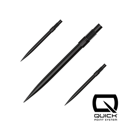 Harrows Quick Points (QP) Black / 30mm dart points