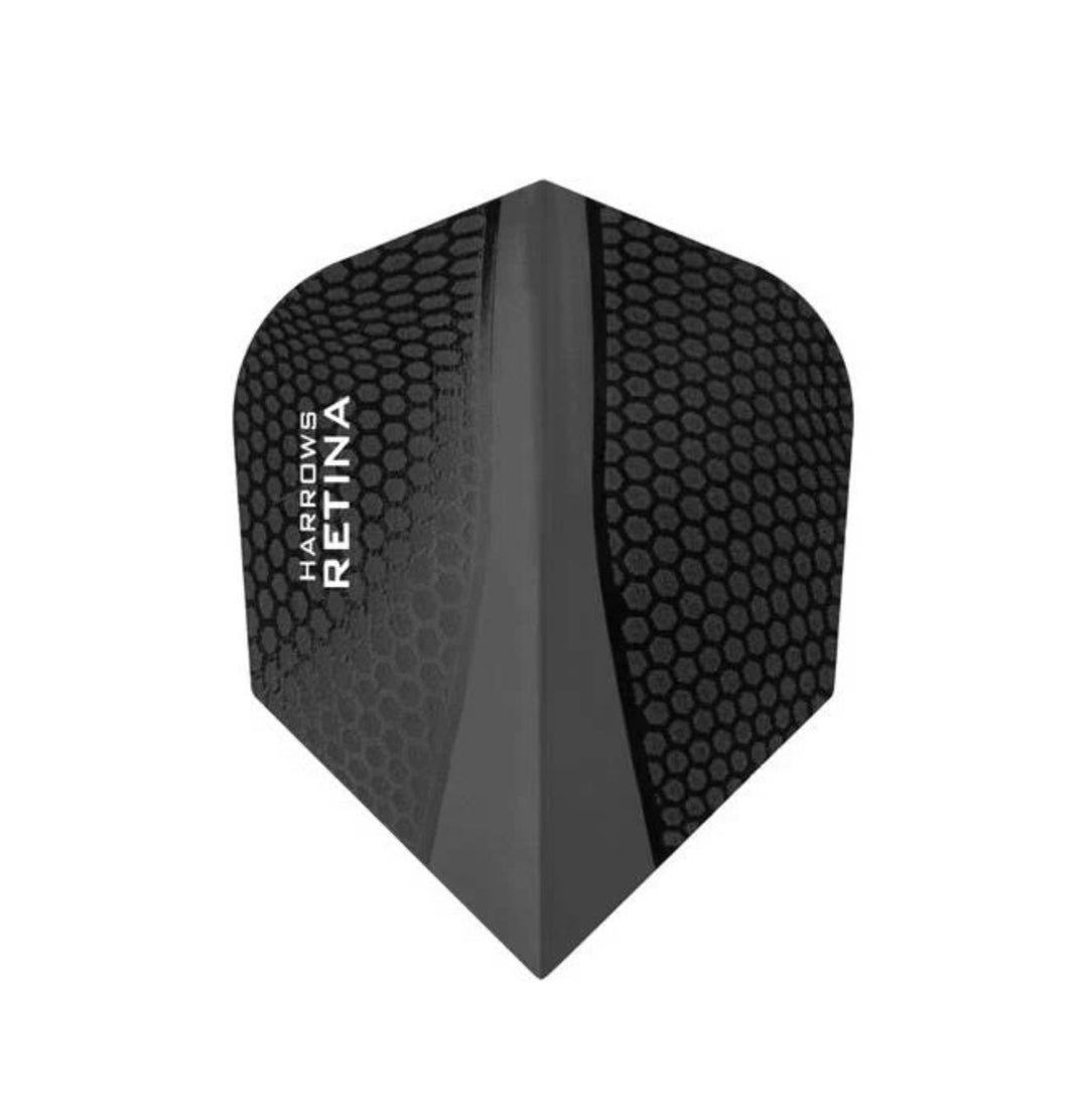 Harrows Retina Standard Dart Flights — black flight design