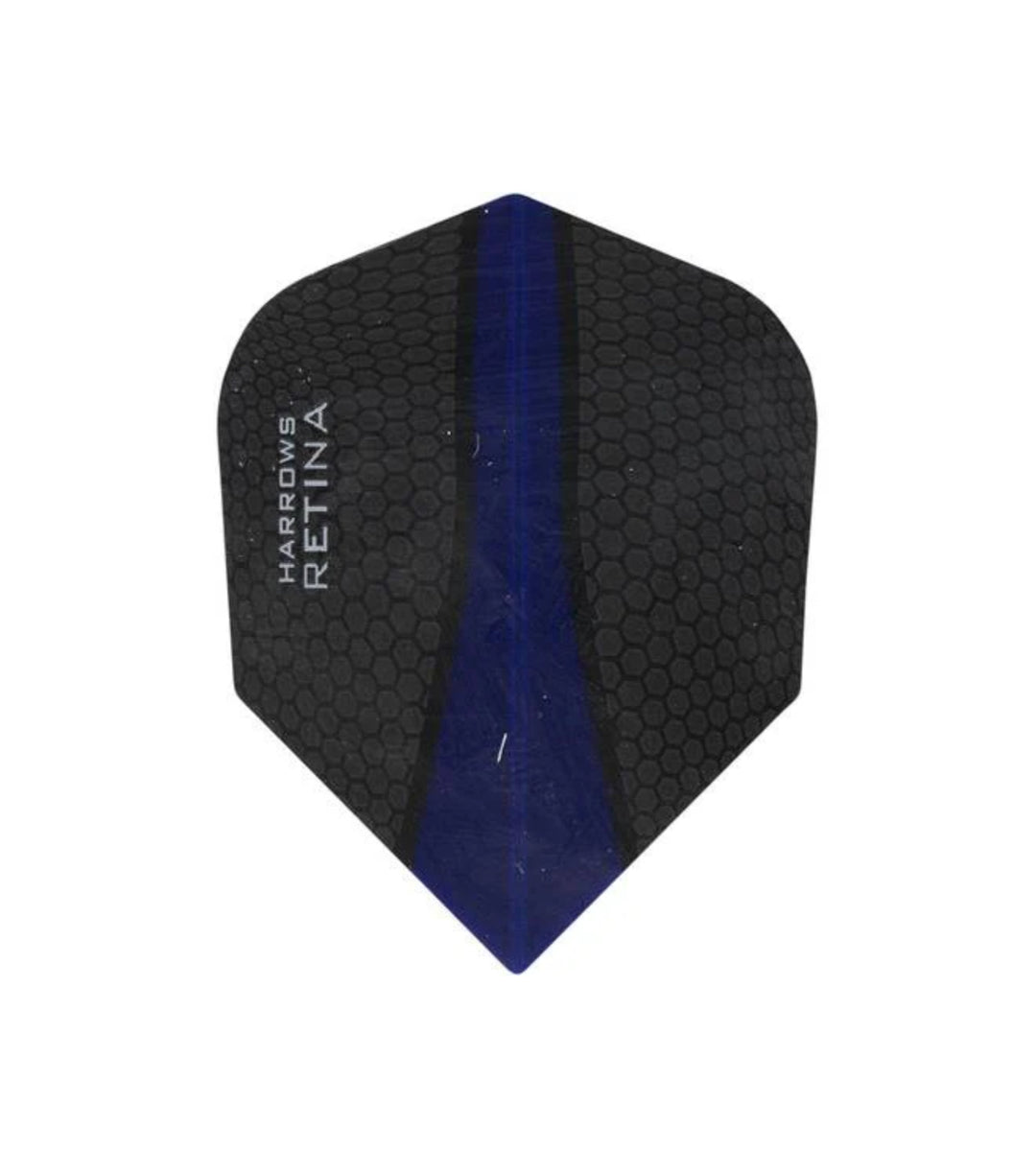Harrows Retina Standard Dart Flights — blue flight design