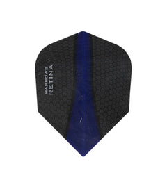 Harrows Retina Standard Dart Flights — blue flight design
