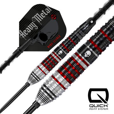 Harrows Ryan Searle QP S2 Steel Tip Darts 90% Tungsten — dart features diagram