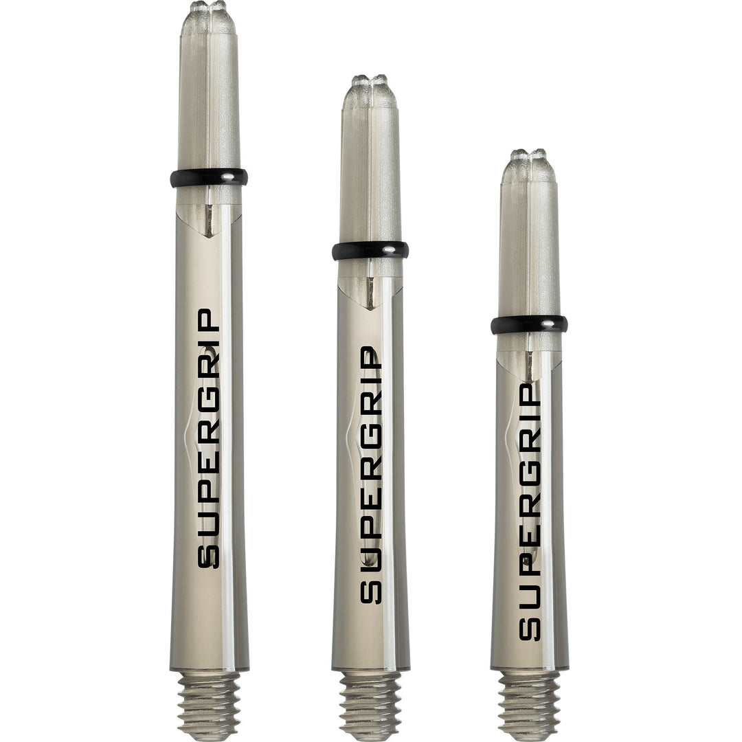 Harrows Supergrip shafts Smokey colour range