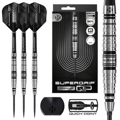 Harrows Supergrip Torpedo QP Steel Tip Darts - 90% Tungsten 22g