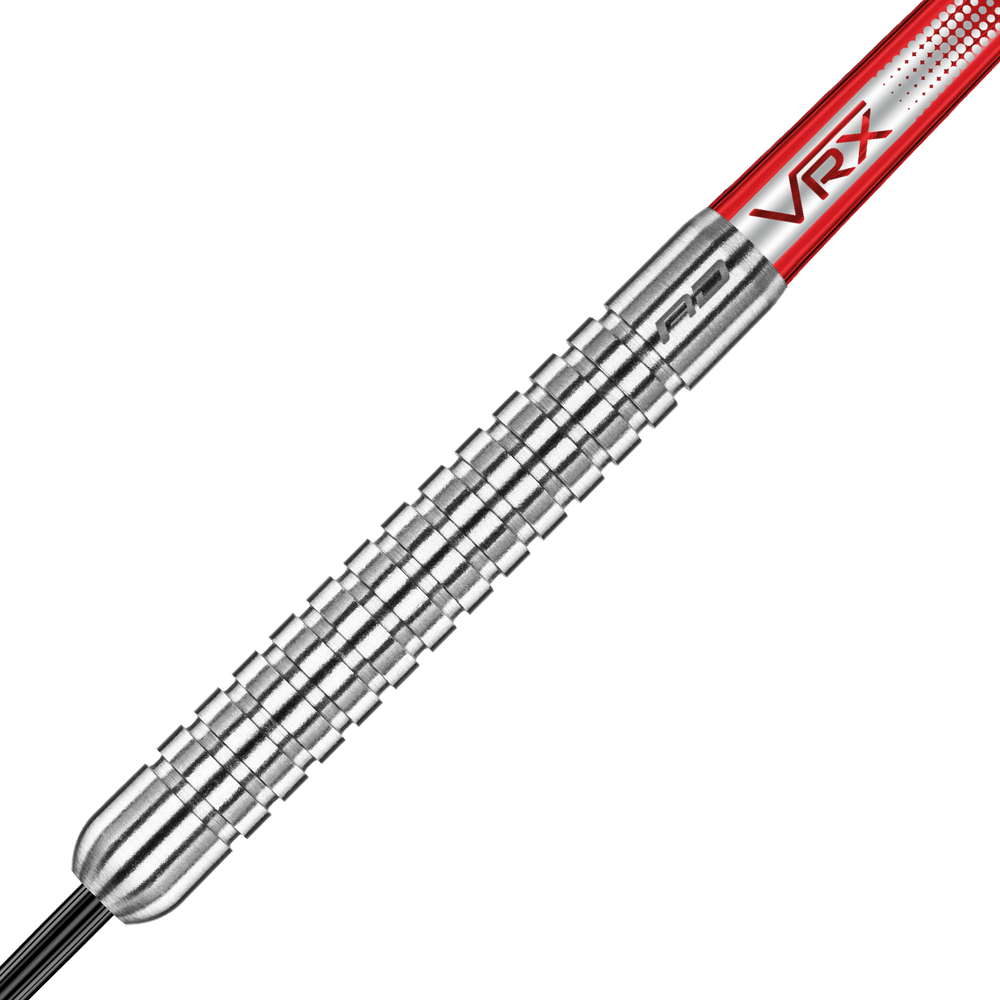 Red Dragon Hell Fire A 80% Tungsten Darts — barrel and grip close-up