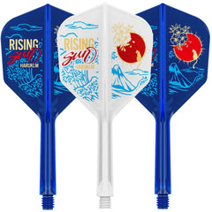 Target Japan Haruki Muramatsu Rising Sun K Flex No.6 — integrated flight and shaft colour options