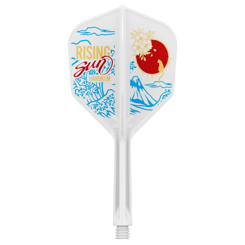 Target Japan Haruki Muramatsu Rising Sun K Flex No.6 — white integrated flight and shaft