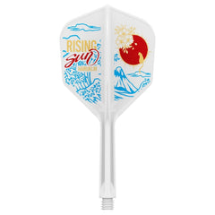 Target Japan Haruki Muramatsu Rising Sun K Flex No.6 — white integrated flight and shaft