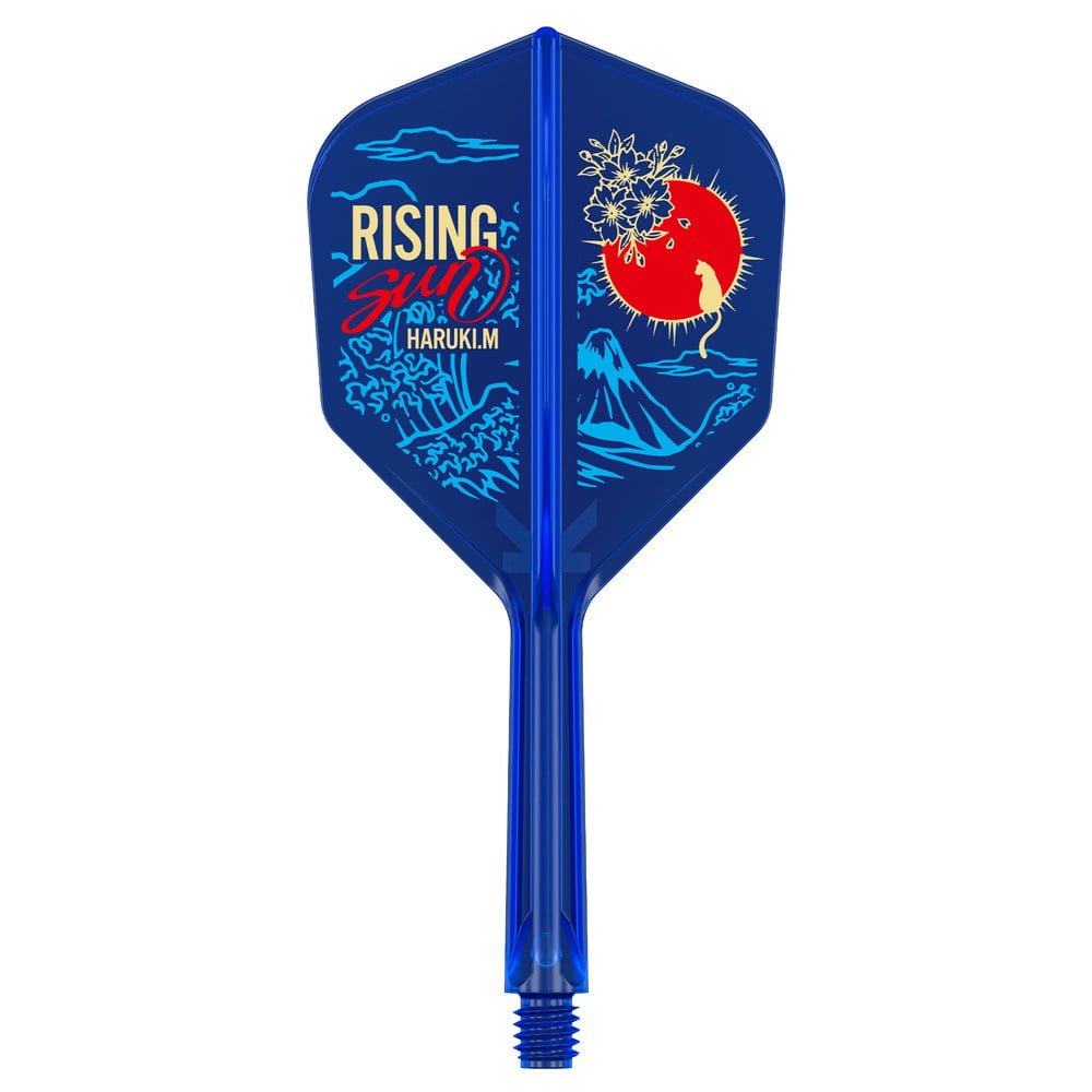 Target Japan Haruki Muramatsu Rising Sun K Flex No.6 — blue integrated flight and shaft