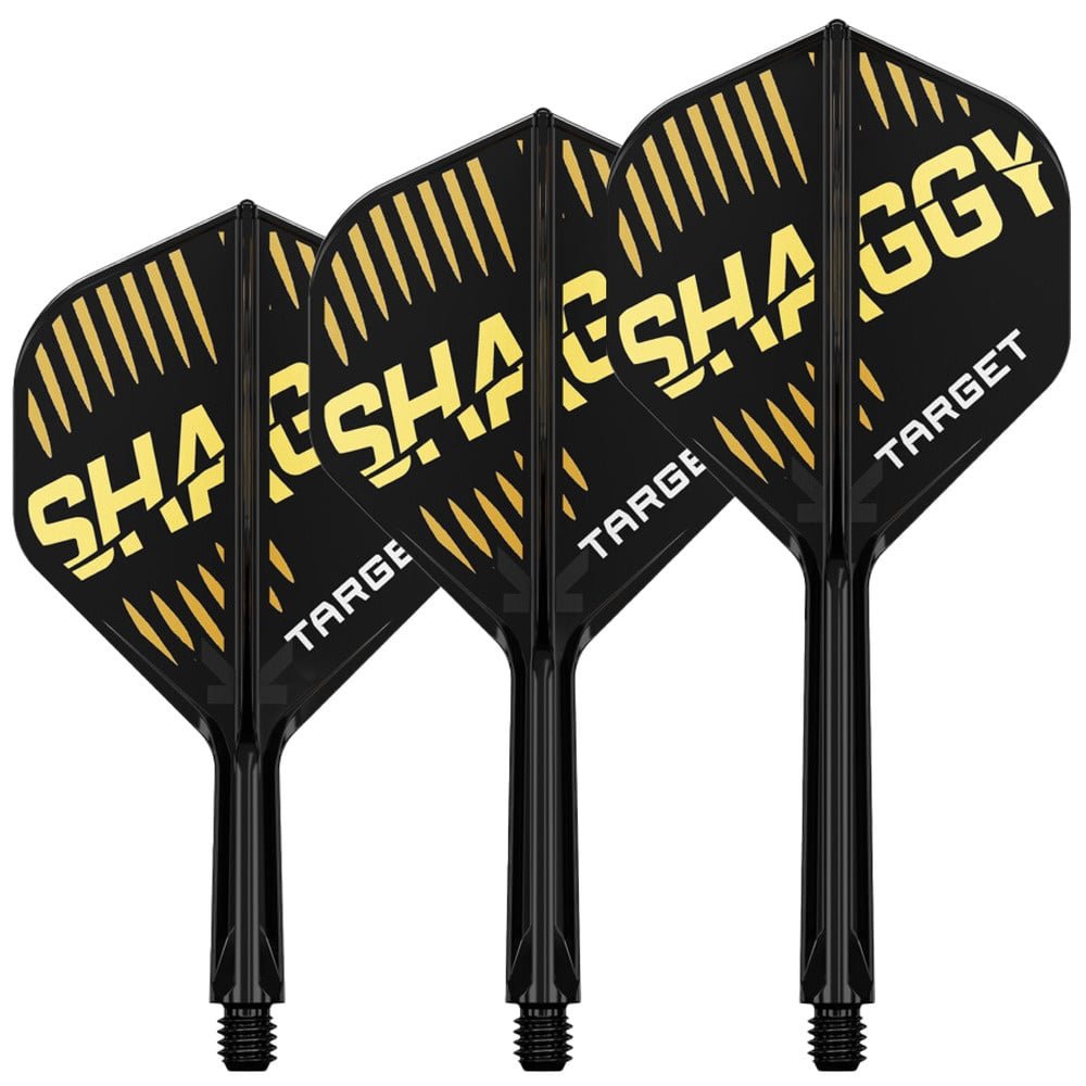 Target Scott Williams K Flex No.2 — three black flights and shafts