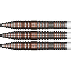 Bulls Max Hopp E5 Steel Tip Darts 90% Tungsten — three dart barrels