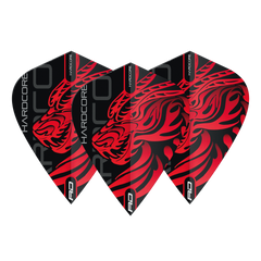 Red Dragon Jonny Clayton Hardcore Dragon Flights — three dart flights