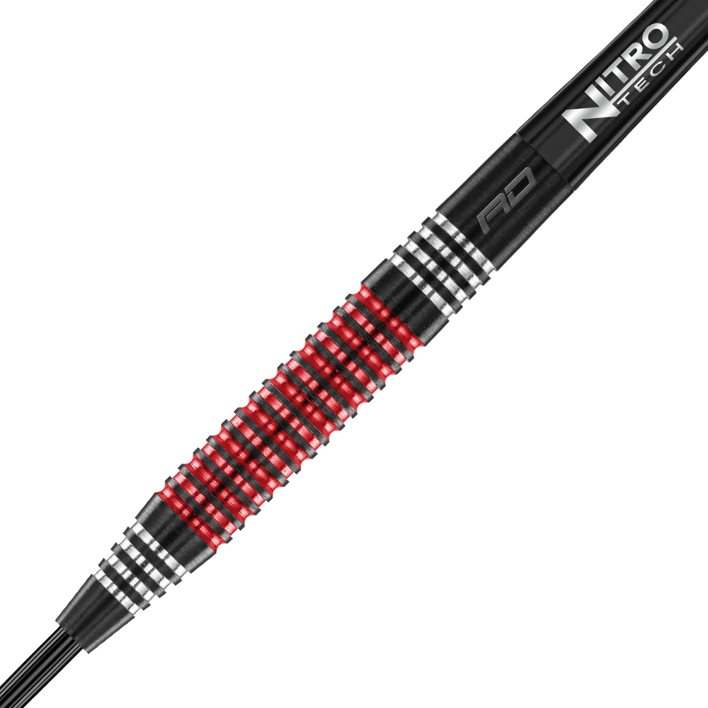 Red Dragon Jonny Clayton Special Edition 90% Tungsten Darts — barrel and grip close-up
