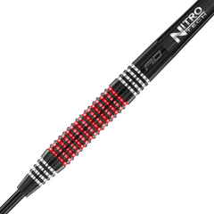 Red Dragon Jonny Clayton Special Edition 90% Tungsten Darts — barrel and grip close-up
