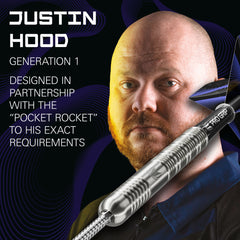 Justin Hood Steel Tip Darts - 90% Tungsten – product detail