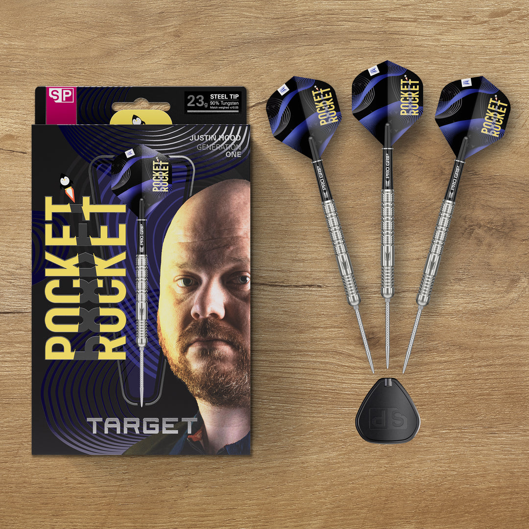 Justin Hood Steel Tip Darts - 90% Tungsten – additional product detail